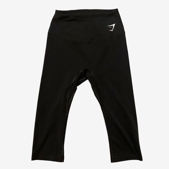 Gymshark Training Cropped Leggings in Black Size Small - Picture 3 of 6